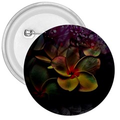 Beautiful Floral 3  Buttons by Sparkle