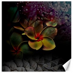 Beautiful Floral Canvas 12  X 12  by Sparkle