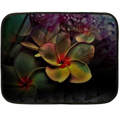 Beautiful Floral Fleece Blanket (mini) by Sparkle