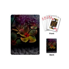 Beautiful Floral Playing Cards Single Design (mini) by Sparkle