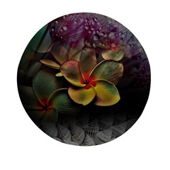 Beautiful Floral Mini Round Pill Box by Sparkle