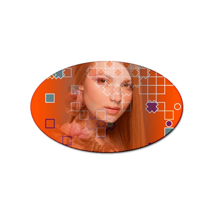 Geometricbeauty Sticker (Oval)