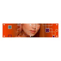 Geometricbeauty Banner And Sign 4  X 1  by Sparkle