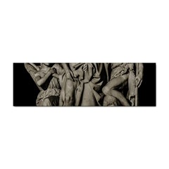 Catholic Motif Sculpture Over Black Sticker Bumper (100 Pack) by dflcprintsclothing