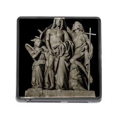 Catholic Motif Sculpture Over Black Memory Card Reader (square 5 Slot) by dflcprintsclothing