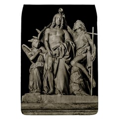 Catholic Motif Sculpture Over Black Removable Flap Cover (l)