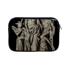 Catholic Motif Sculpture Over Black Apple Ipad Mini Zipper Cases by dflcprintsclothing