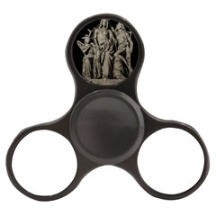 Catholic Motif Sculpture Over Black Finger Spinner by dflcprintsclothing