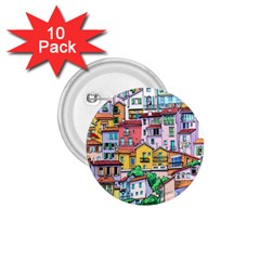 Menton Old Town France 1 75  Buttons (10 Pack) by Pakemis