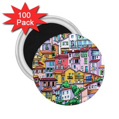 Menton Old Town France 2 25  Magnets (100 Pack) 