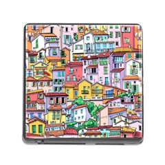 Menton Old Town France Memory Card Reader (square 5 Slot) by Pakemis