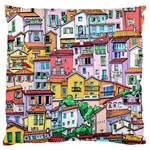 Menton Old Town France Large Cushion Case (One Side) Front