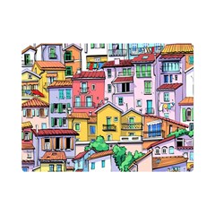 Menton Old Town France Flano Blanket (mini) by Pakemis