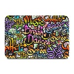 Graffiti Word Seamless Pattern Plate Mats 18 x12  Plate Mat