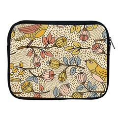 Seamless Pattern With Flower Bird Apple Ipad 2/3/4 Zipper Cases by Pakemis