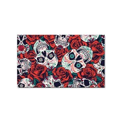 Vintage Day Dead Seamless Pattern Sticker Rectangular (10 Pack)