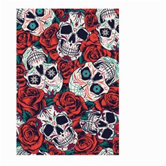 Vintage Day Dead Seamless Pattern Large Garden Flag (two Sides) by Pakemis