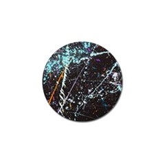 Abstract Colorful Texture Golf Ball Marker (4 pack)