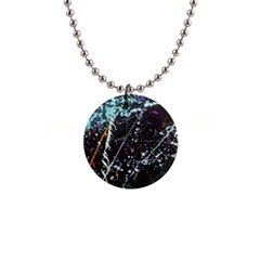 Abstract Colorful Texture 1  Button Necklace