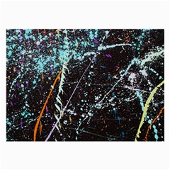 Abstract Colorful Texture Large Glasses Cloth