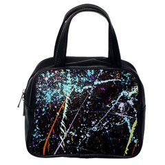 Abstract Colorful Texture Classic Handbag (One Side)