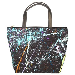 Abstract Colorful Texture Bucket Bag