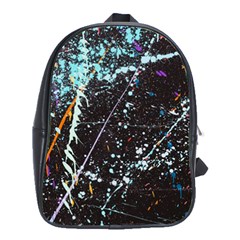 Abstract Colorful Texture School Bag (Large)