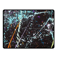 Abstract Colorful Texture Fleece Blanket (Small)