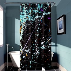 Abstract Colorful Texture Shower Curtain 36  x 72  (Stall) 