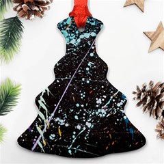 Abstract Colorful Texture Christmas Tree Ornament (Two Sides)