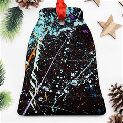 Abstract Colorful Texture Bell Ornament (Two Sides)