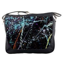 Abstract Colorful Texture Messenger Bag