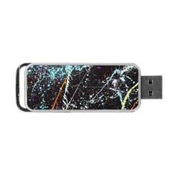 Abstract Colorful Texture Portable USB Flash (One Side)