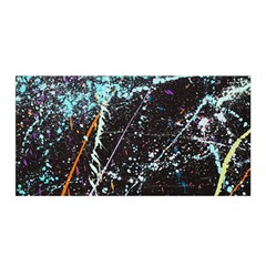 Abstract Colorful Texture Satin Wrap 35  x 70 