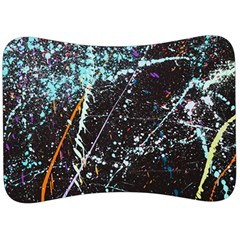 Abstract Colorful Texture Velour Seat Head Rest Cushion by Pakemis