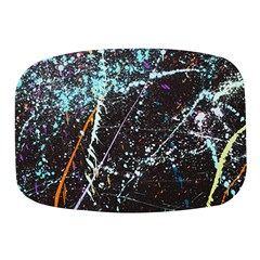 Abstract Colorful Texture Mini Square Pill Box