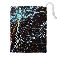 Abstract Colorful Texture Drawstring Pouch (4XL)