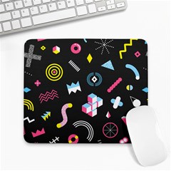 Memphis Design Seamless Pattern Large Mousepad by Pakemis