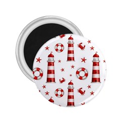 Nautical Seamless Pattern 2 25  Magnets