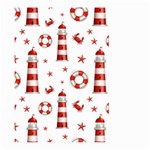 Nautical Seamless Pattern Large Garden Flag (Two Sides) Front