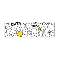 Set Cute Colorful Doodle Hand Drawing Sticker Bumper (10 Pack) by Pakemis