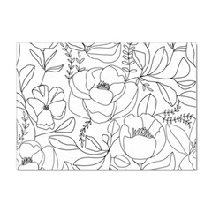 Contemporary Nature Seamless Pattern Sticker A4 (10 Pack)