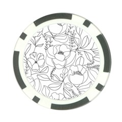 Contemporary Nature Seamless Pattern Poker Chip Card Guard by Pakemis