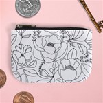 Contemporary Nature Seamless Pattern Mini Coin Purse Front