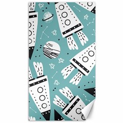 Cute Seamless Pattern With Rocket Planets Stars Canvas 40  X 72  by Pakemis