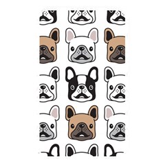 Dog French Bulldog Seamless Pattern Face Head Memory Card Reader (rectangular) by Pakemis