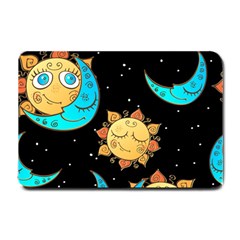 Seamless Pattern With Sun Moon Children Small Doormat