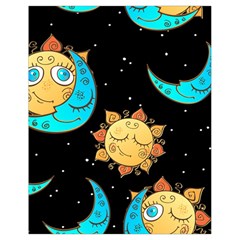 Seamless Pattern With Sun Moon Children Drawstring Bag (small) by Pakemis