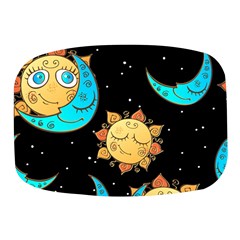 Seamless Pattern With Sun Moon Children Mini Square Pill Box by Pakemis