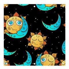 Seamless Pattern With Sun Moon Children Banner And Sign 4  X 4 